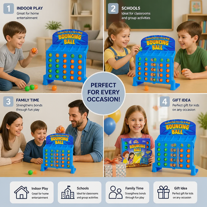Four in a Row Target Shooting Game