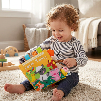 Sensory Wrinkle Paper story book for toddlers