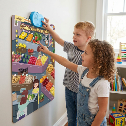 Talking English learning board for children
