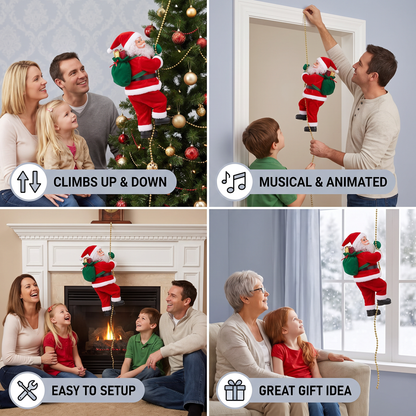 Climbing Santa Claus Toy