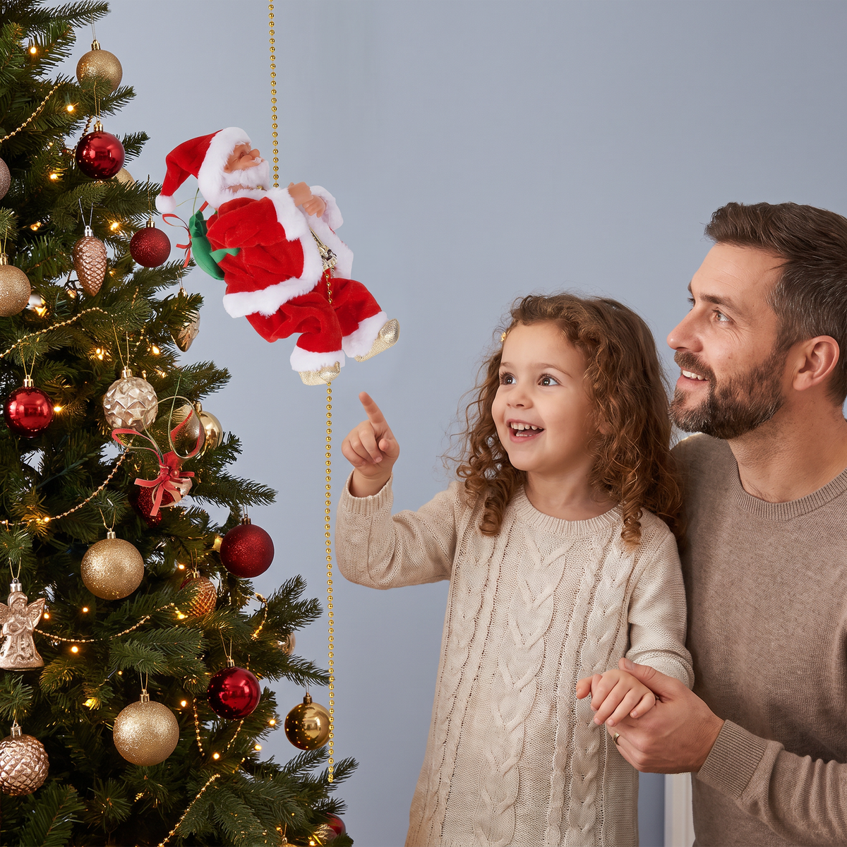 Climbing Santa Claus Toy