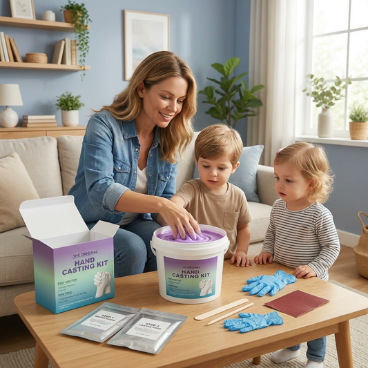3D Hand Casting Kit for Families & Couples – Family Keepsake Set