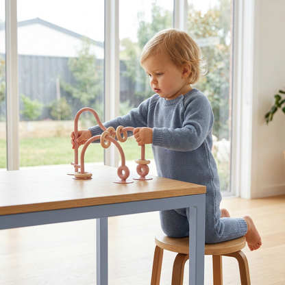Silicone Baby Activity Toy – Suction Cup Learning Toy for Table & High Chair