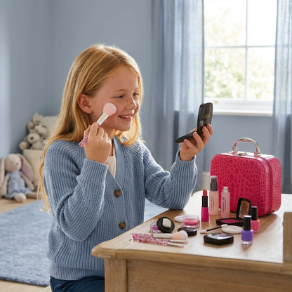 Make-up Play Set for Girls – Safe Kids Cosmetic Set with Practical Bag
