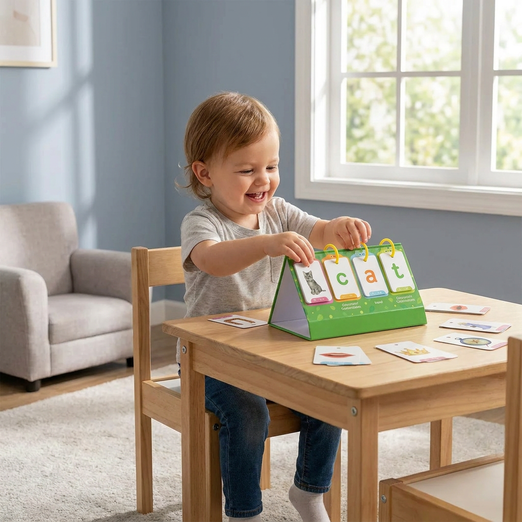 Learning Card Set for Kids – Flashcards for Word Building & Language Development