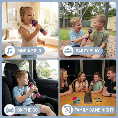 Karaoke Party Game with Microphone – Fun Family Game for Friends & Family