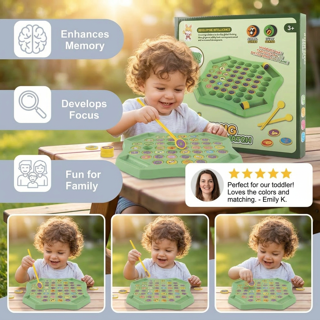 Animal Coin Memory Family Flipping Game