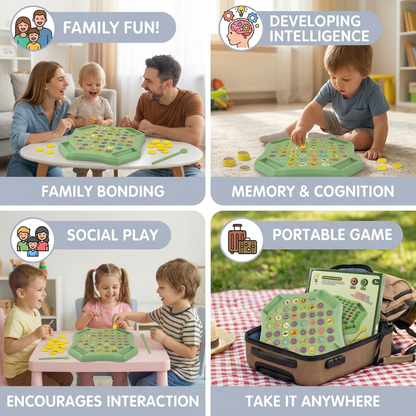 Animal Coin Memory Family Flipping Game
