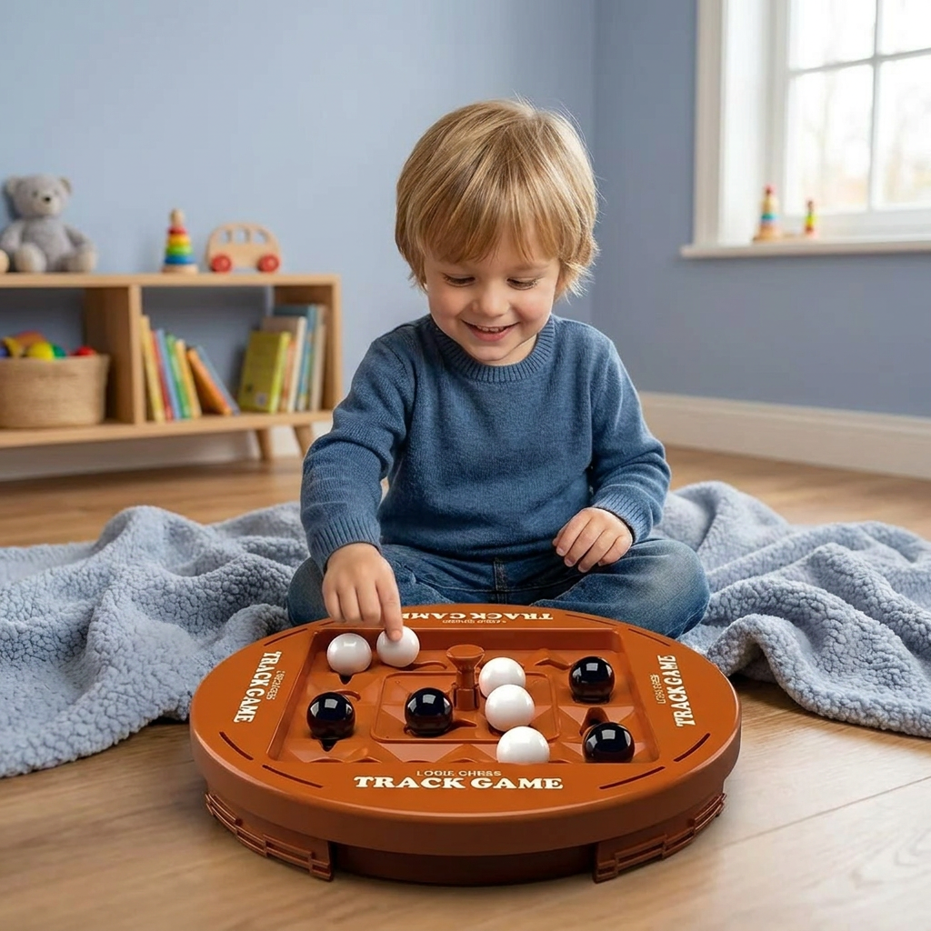Rotating Logic Strategy Game – 4-in-a-Row Family Brain Teaser