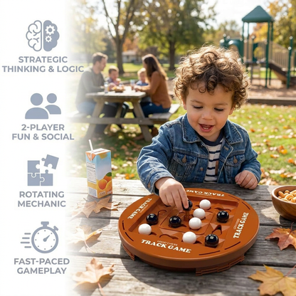 Rotating Logic Strategy Game – 4-in-a-Row Family Brain Teaser