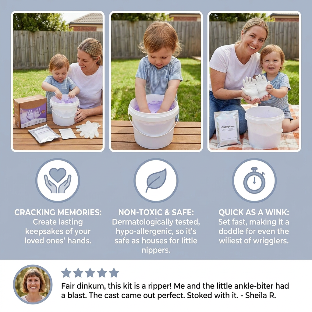 3D Hand Casting Kit for Families & Couples – Family Keepsake Set