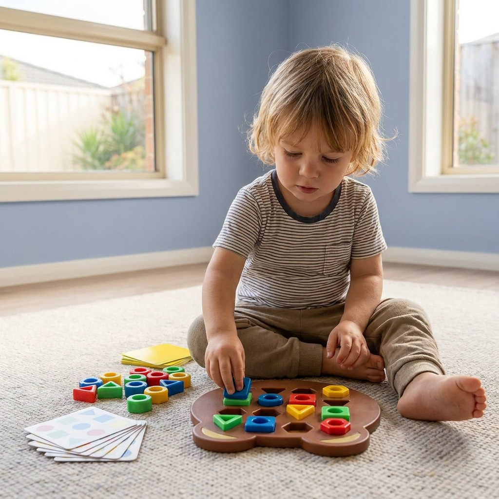 Color & Shape Matching Game for Kids – Interactive Learning Toy
