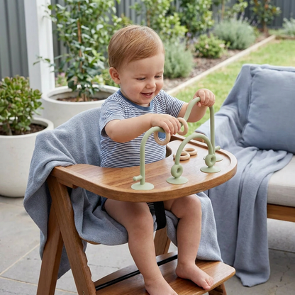 Silicone Baby Activity Toy – Suction Cup Learning Toy for Table & High Chair