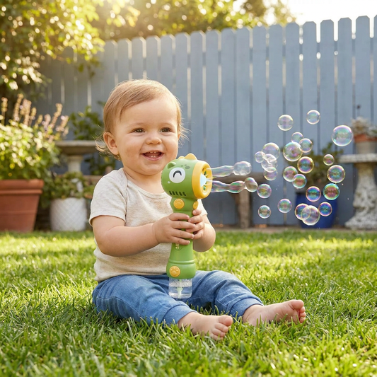 Light-Up Bubble Wand for Kids – Automatic Bubble Maker