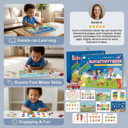 Montessori Activity Book for Kids – Playful Learning & Early Development