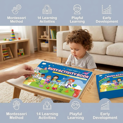 Montessori Activity Book for Kids – Playful Learning & Early Development