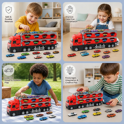 Racing track truck toy for children