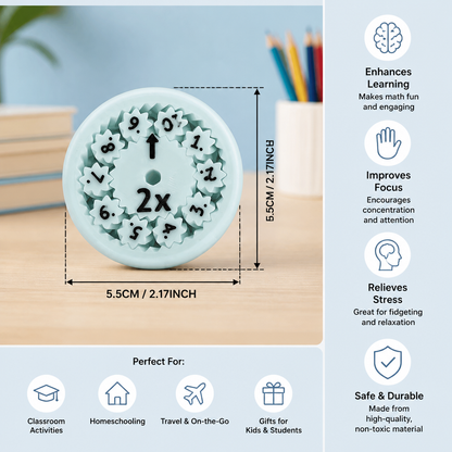 Mathematics educational game Fidget Spinner
