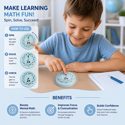 Mathematics educational game Fidget Spinner