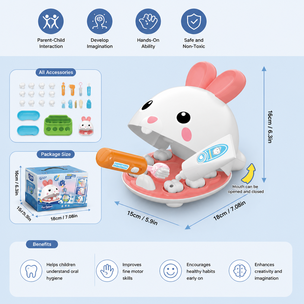 Mini Dentist Rabbit Game