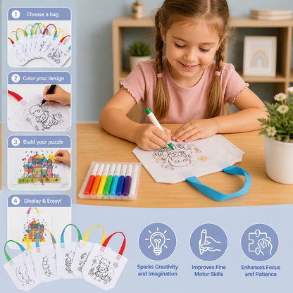 DIY Painting Bag Set with Pens