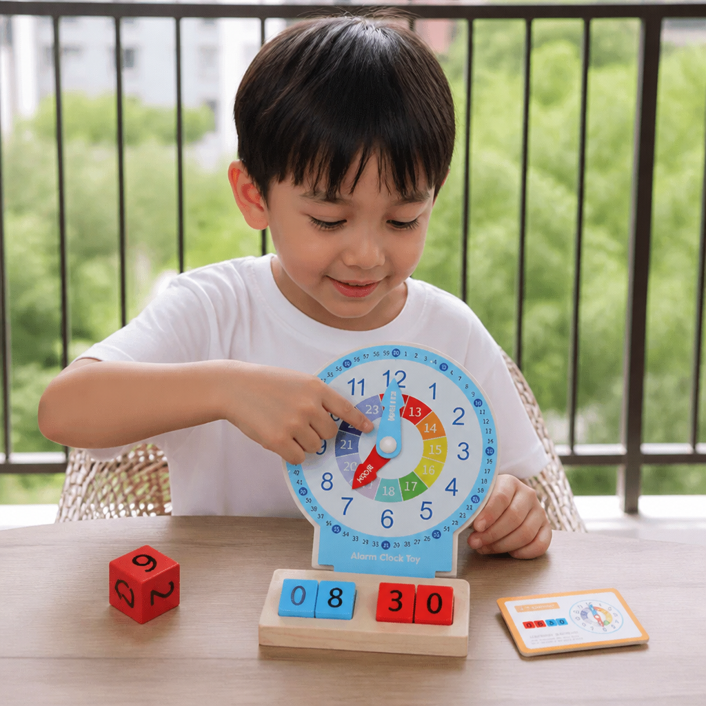 Educational Montessori Clock & Time Learning Toy