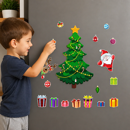 Festive Montessori Magnetic Sticker Set for Personal Decoration