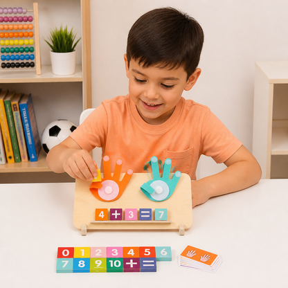 Wooden Finger Counting Board