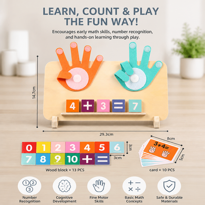 Wooden Finger Counting Board