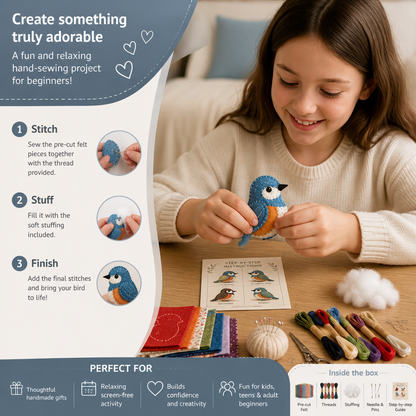 DIY Plush Sewing Kit – Make Your Own Cute Character