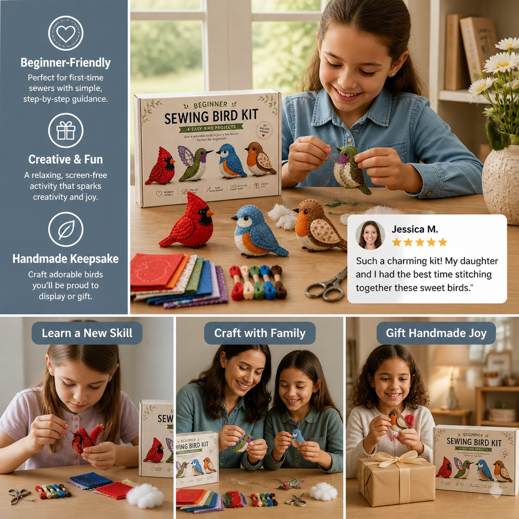 DIY Plush Sewing Kit – Make Your Own Cute Character