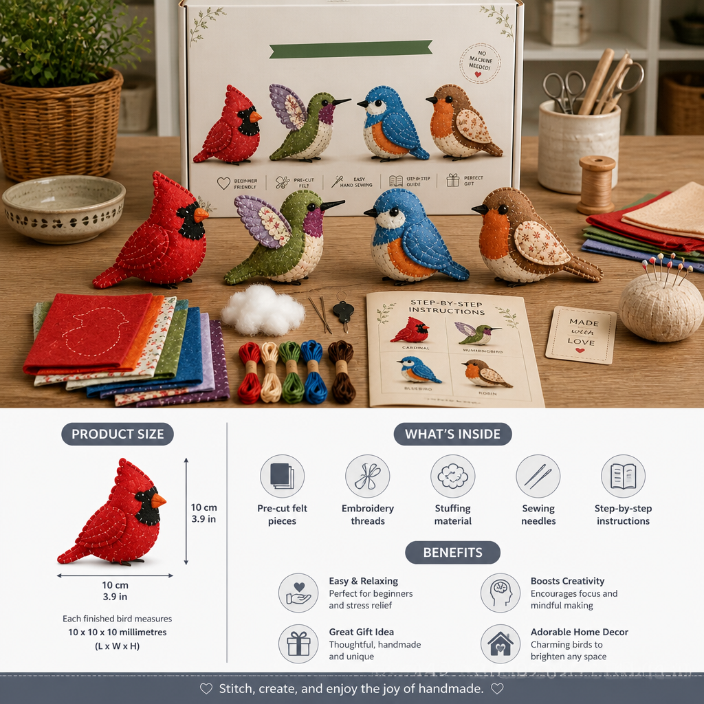 DIY Plush Sewing Kit – Make Your Own Cute Character