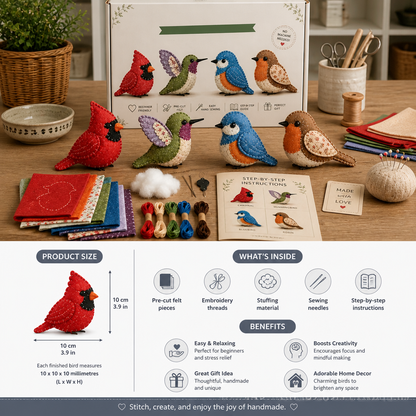 DIY Plush Sewing Kit – Make Your Own Cute Character