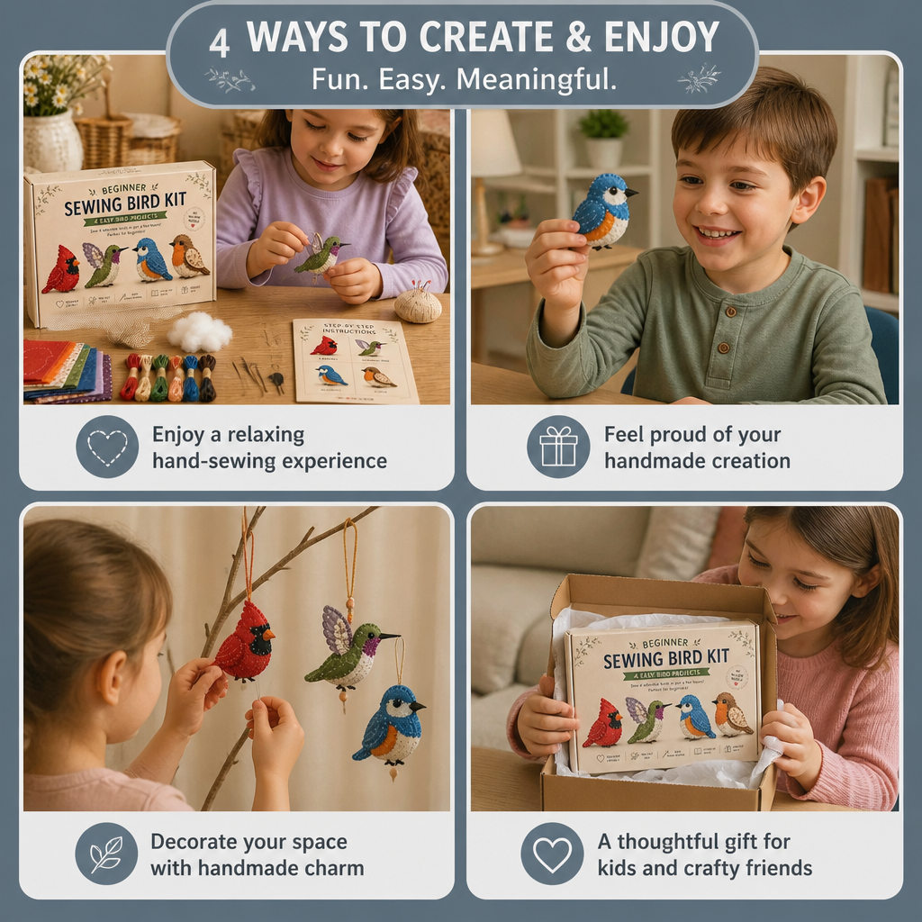 DIY Plush Sewing Kit – Make Your Own Cute Character