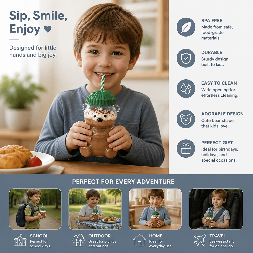 HoneyBear Kids Drinking Bottle