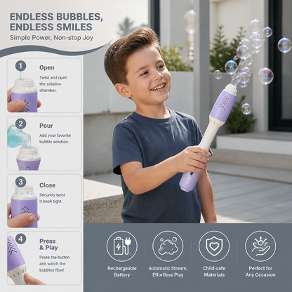 Magic Bubble Blaster Pen – Automatic Bubble Wand for Kids