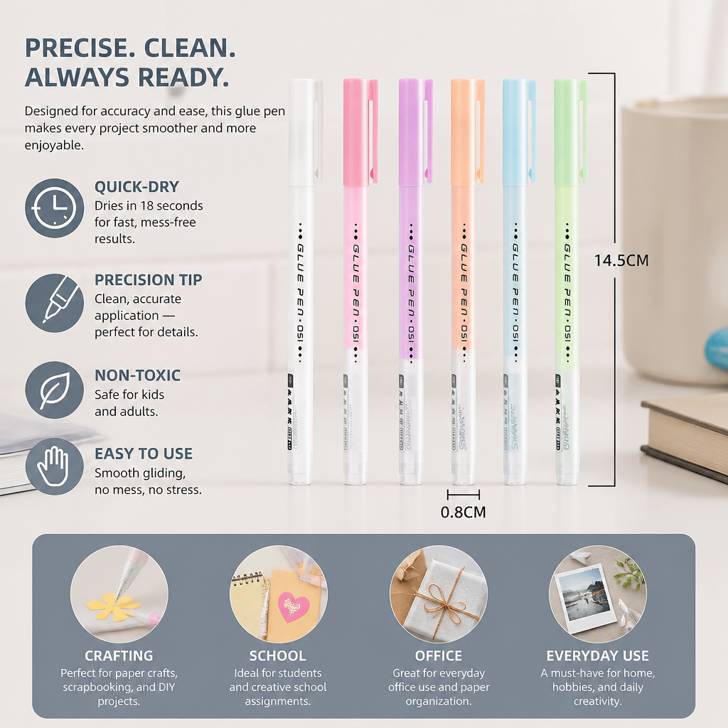 Precision Quick-Dry Glue Pen