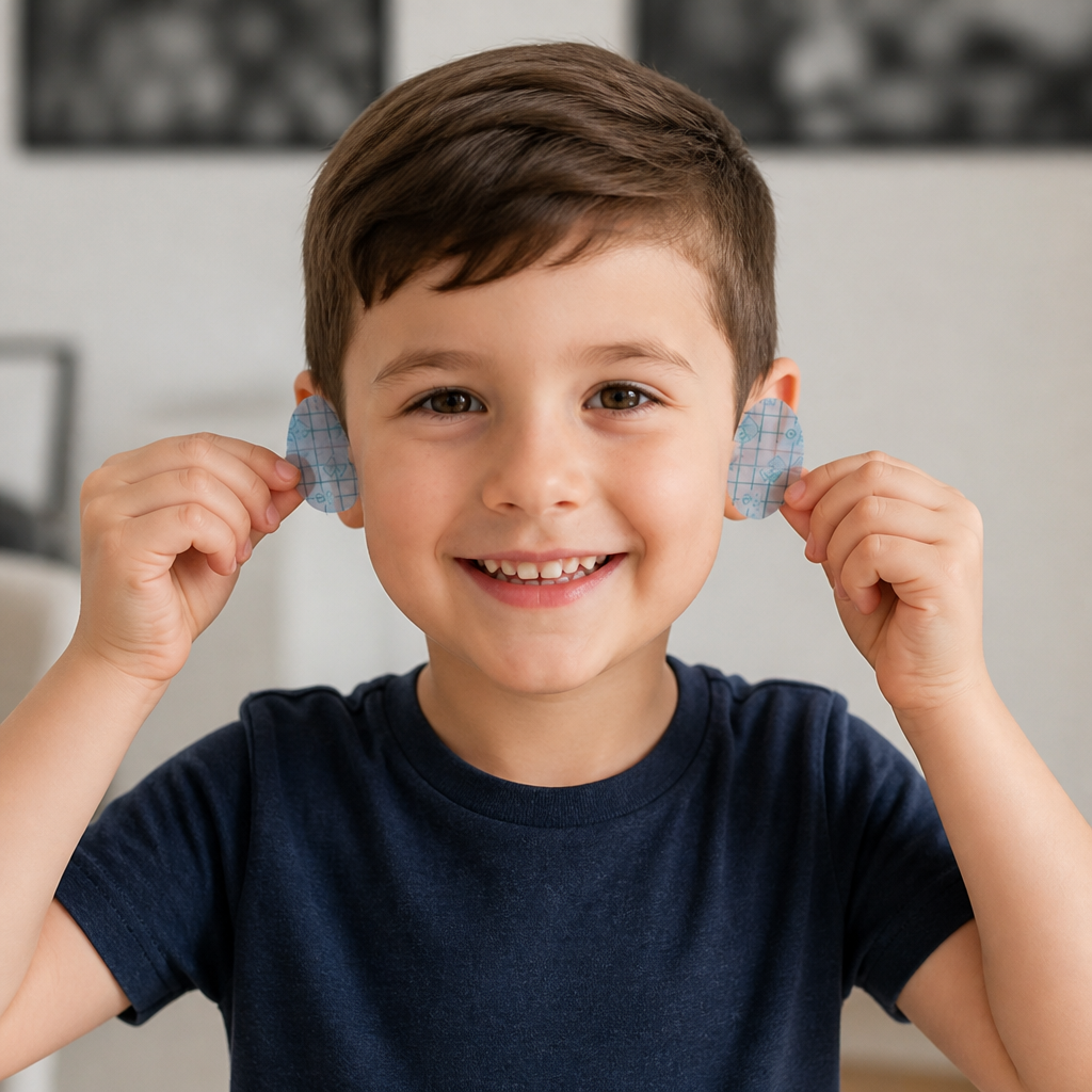 Waterproof ear protection film for children