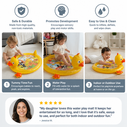 2-in-1 Duck Water Play Mat