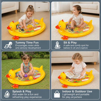 2-in-1 Duck Water Play Mat