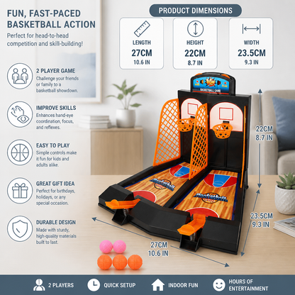 2-Player Basketball Shootout Game