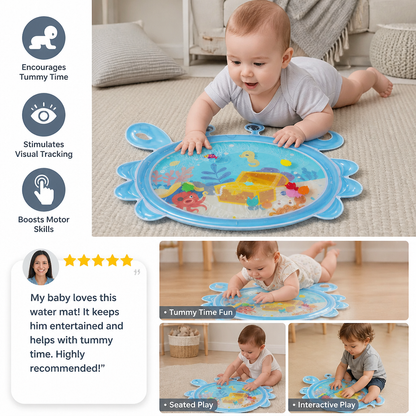 2in1 Interactive Tummy Time Toy & Play Mat