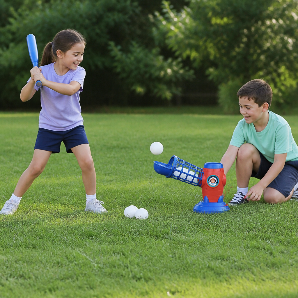 Kids Electronic Baseball Pitching Machine