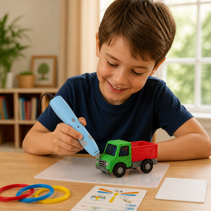 Low-Temperature 3D Pen Set for Kids – Safe DIY STEM Drawing Kit