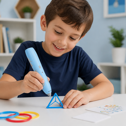 Low-Temperature 3D Pen Set for Kids – Safe DIY STEM Drawing Kit
