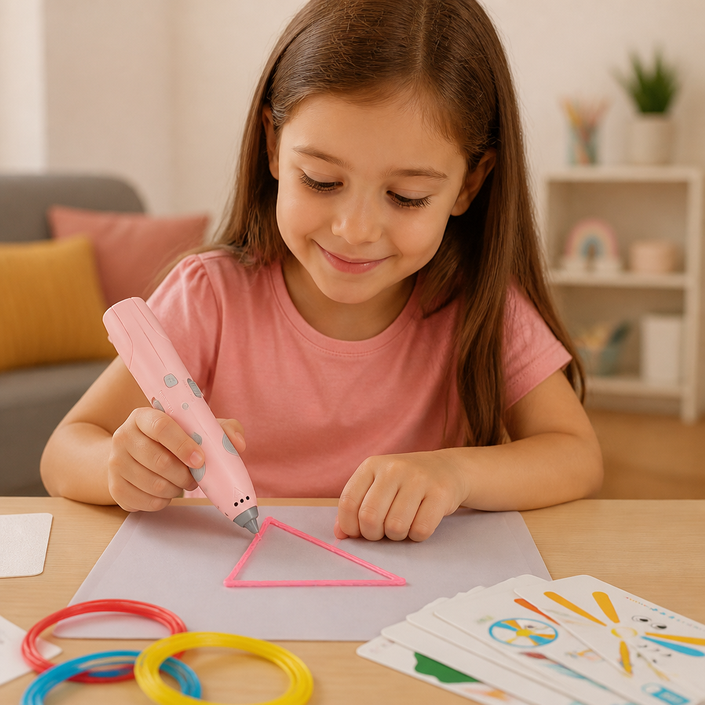Low-Temperature 3D Pen Set for Kids – Safe DIY STEM Drawing Kit
