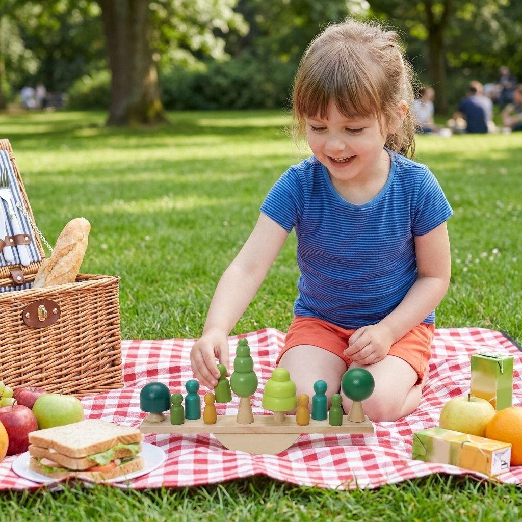 Montessori Wooden Seesaw Toy