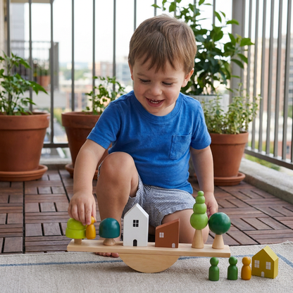Montessori Wooden Seesaw Toy