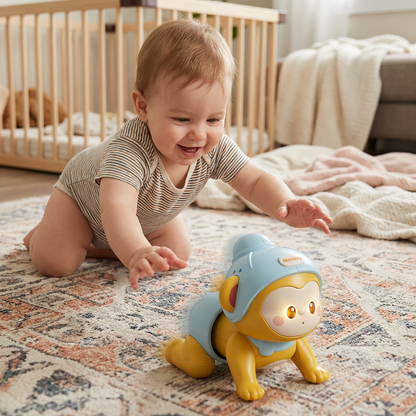 Interactive Crawling Baby Toy with Music & Voice Recording