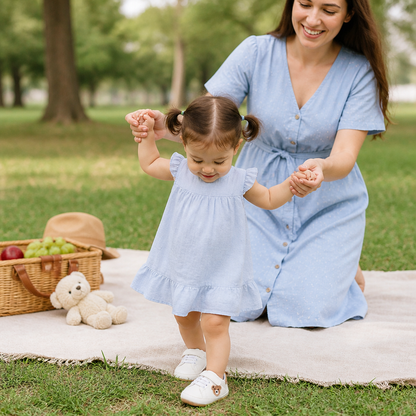 Toddler shoes in a cute bear design